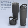 Botella Deportiva Asobu Cosmic 960 ml - Black