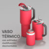Vaso Asobu Duplex 660 ml + 360 ml - Red