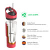 Botella Deportiva Asobu Cosmic 960 ml - Red