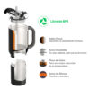 Vaso Asobu Duplex 660 ml + 360 ml - Black
