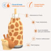 Botella Asobu Bestie 460 ml - Giraffe