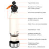 Botella Asobu Buddy 1L + 210 ml + 270 ml - White