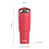 Botella Deportiva Asobu Cosmic 960 ml - Red