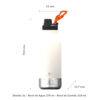 Botella Asobu Buddy 1L + 210 ml + 270 ml - White