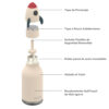 Botella Asobu Bestie 460 ml - Rocket