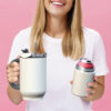 Vaso Asobu Duplex 660 ml + 360 ml - White
