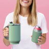 Vaso Asobu Duplex 660 ml + 360 ml - Basil Green