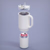 Vaso Asobu Duplex 660 ml + 360 ml - White