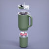 Vaso Asobu Duplex 660 ml + 360 ml - Basil Green