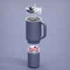 Vaso Asobu Duplex 660 ml + 360 ml - Slate Grey