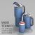 Vaso Asobu Duplex 660 ml + 360 ml