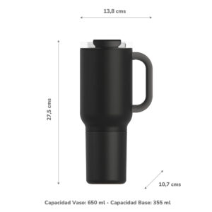 Vaso Asobu Duplex 660 ml + 360 ml