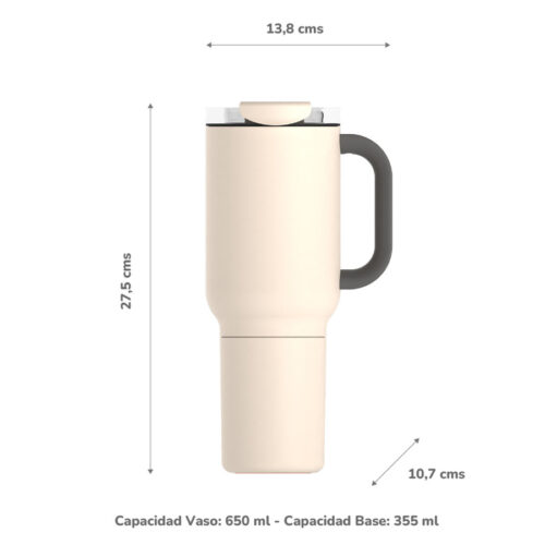 Vaso Asobu Duplex 660 ml + 360 ml