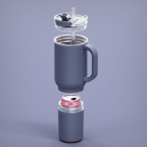 Vaso Asobu Duplex 660 ml + 360 ml