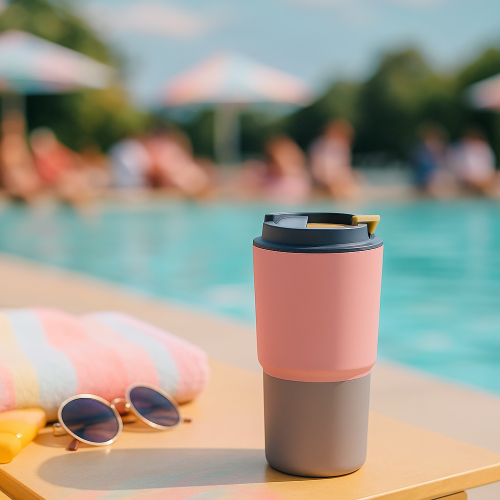 20250827_1524_Poolside Travel Mug_remix_01k3pc9855ezp9ec03dbspeqch Vaso Térmico Asobu Pick Me Up 590ml