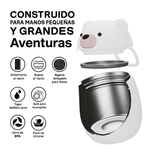 Apto para lavavajillas (1) Termo Alimentos Asobu Bestie 590ml